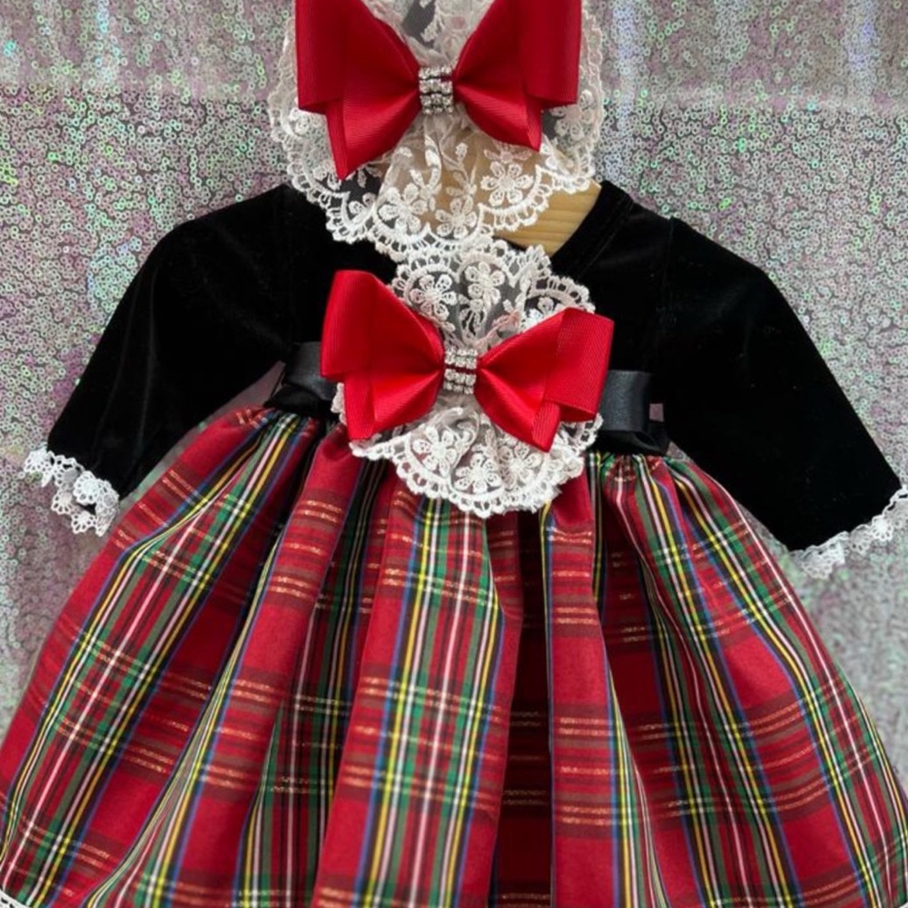 Red and Black Plaid Festive Costume